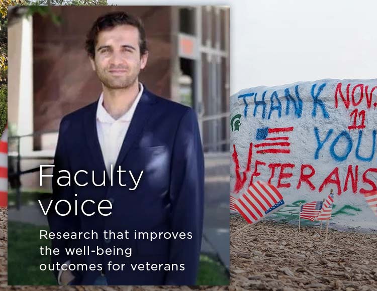 Faculty voice: Research that improves the well-being outcomes for veterans