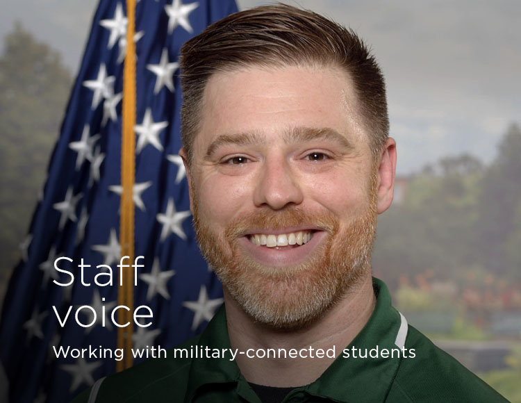 Staff voice: Working with military-connected students