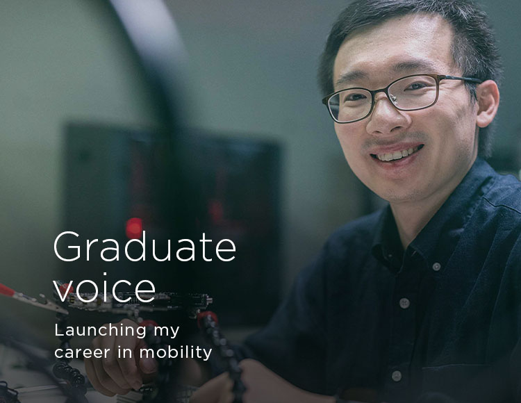 Graduate voice: Launching my career in mobility