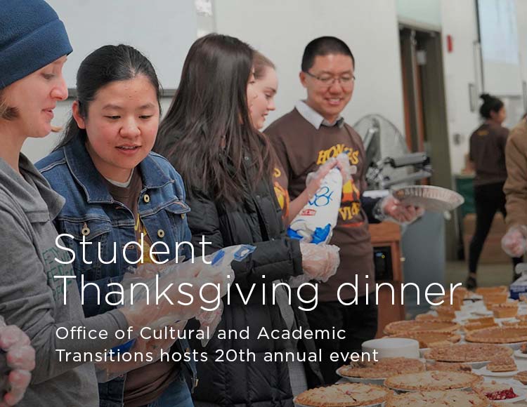 Student Thanksgiving dinner: Office of Cultural and Academic Transitions hosts 20th annual event