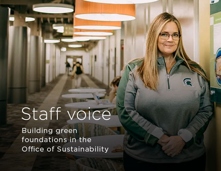 Staff voice: Building green foundations in the Office of Sustainability