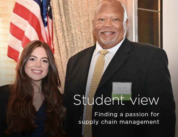 Student view: Finding a passion for supply chain management