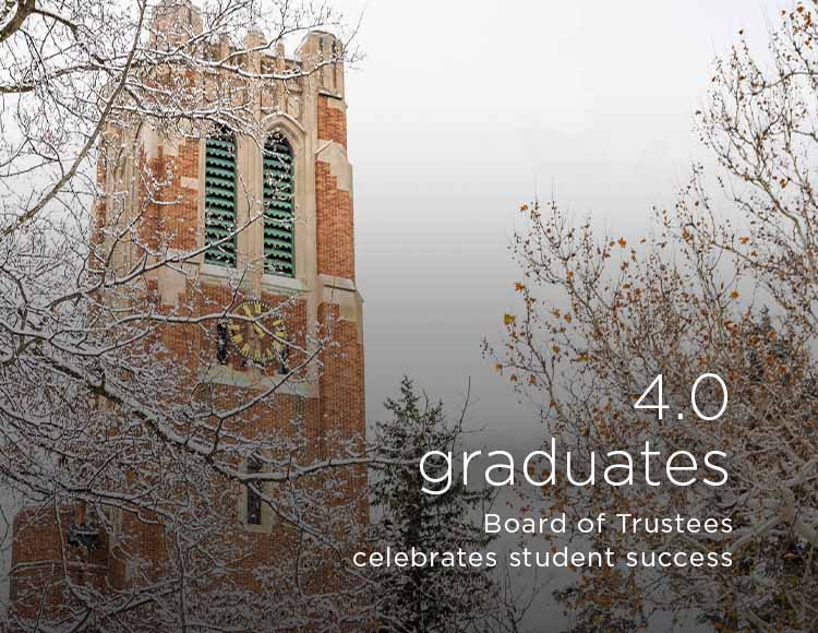 4.0 graduates: Board of Trustees celebrates student success
