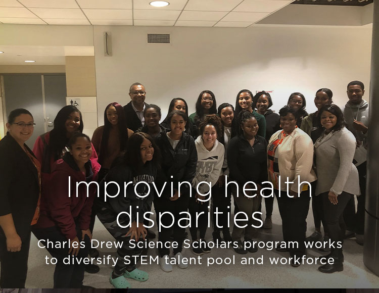 Improving health disparities: Charles Drew Science Scholars program works to diversify STEM talent pool and workforce