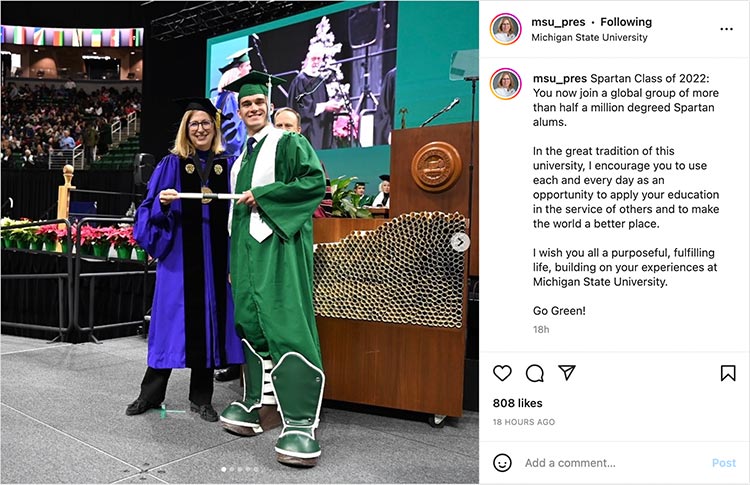 Spartan Class of 2022: You now join a global group of more than half a million degreed Spartan alums.