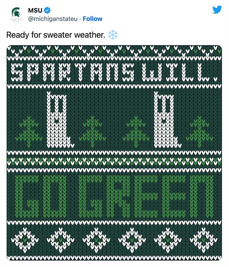 Ready for sweater weather. ❄️
