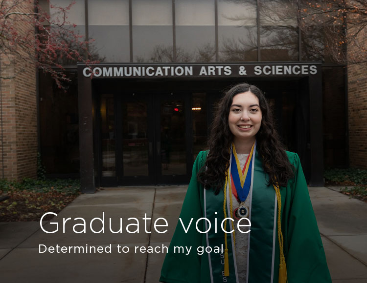 Graduate voice: Determined to reach my goal