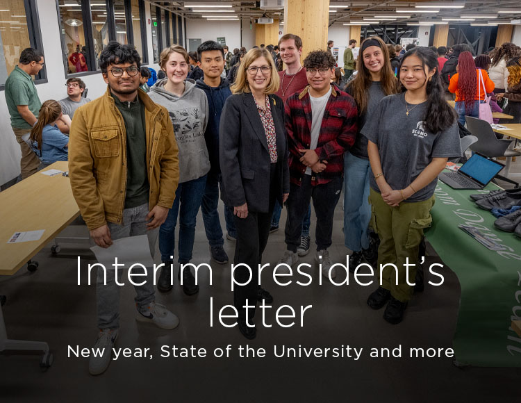 Interim president’s letter: New year, State of the University and more