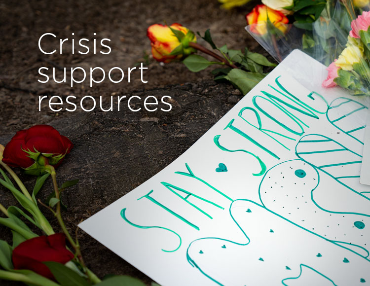 Crisis support resources