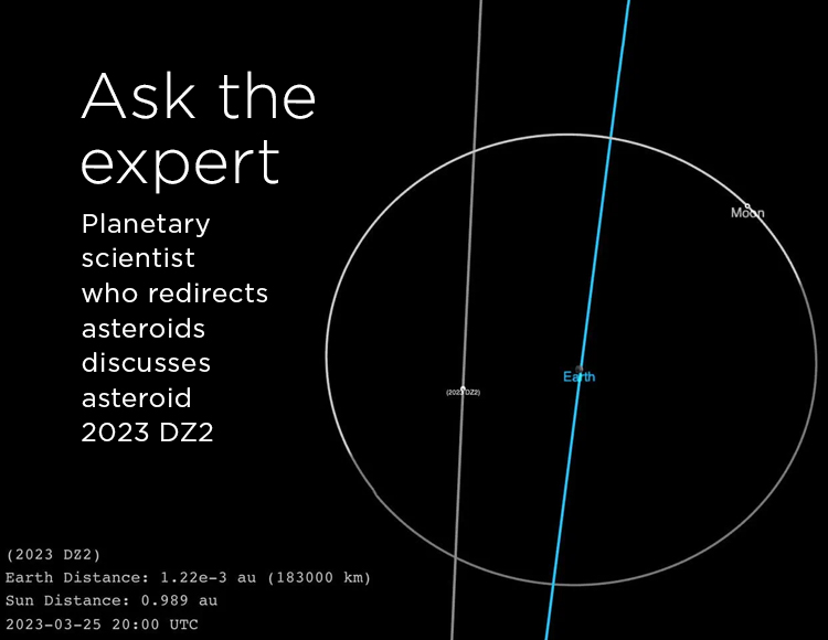 Ask the expert: Planetary scientist who redirects asteroids discusses asteroid 2023 DZ2