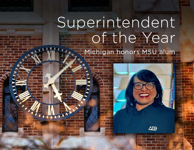 Superintendent of the Year: Michigan honors MSU alum