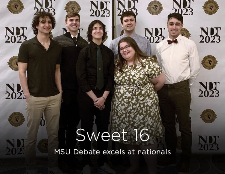 Sweet 16: MSU Debate excels at nationals