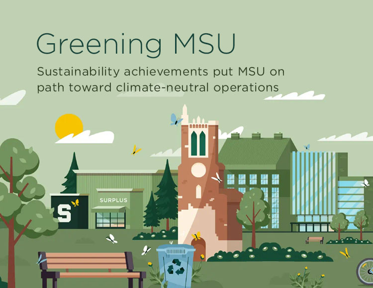 Greening MSU: Sustainability achievements put MSU on path toward climate-neutral operations