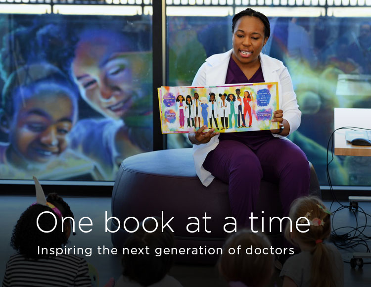 One book at a time: Inspiring the next generation of doctors
