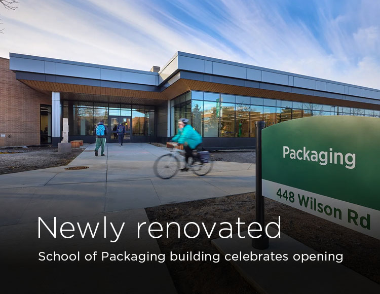 Newly renovated: School of Packaging building celebrates opening