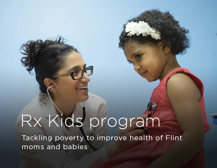 Rx Kids program: Tackling poverty to improve health of Flint moms and babies