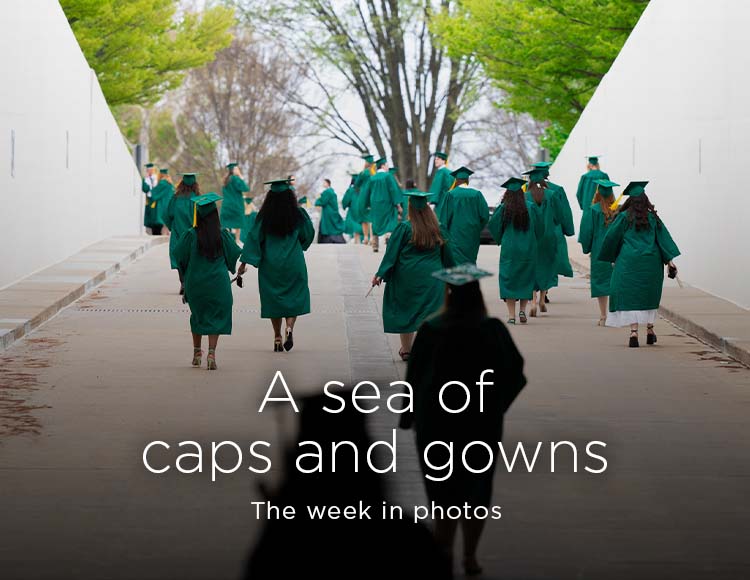 A sea of caps and gowns: The week in photos