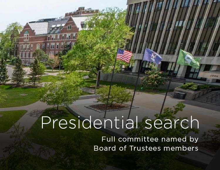 Presidential search: Full committee named by Board of Trustees members