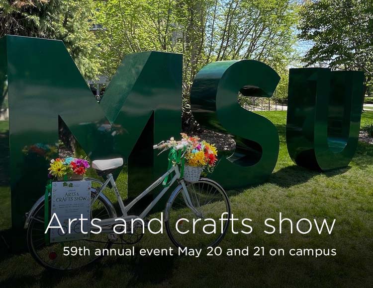 Arts and crafts show: 59th annual event May 20 and 21 on campus