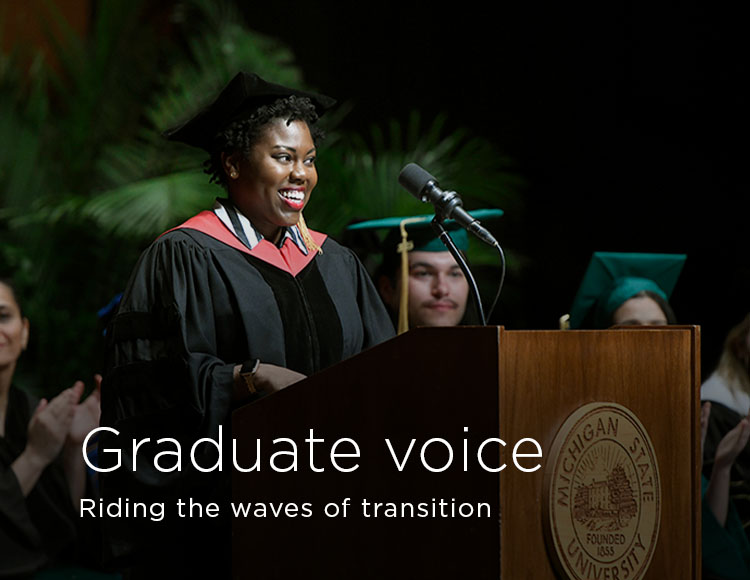 Graduate voice: Riding the waves of transition