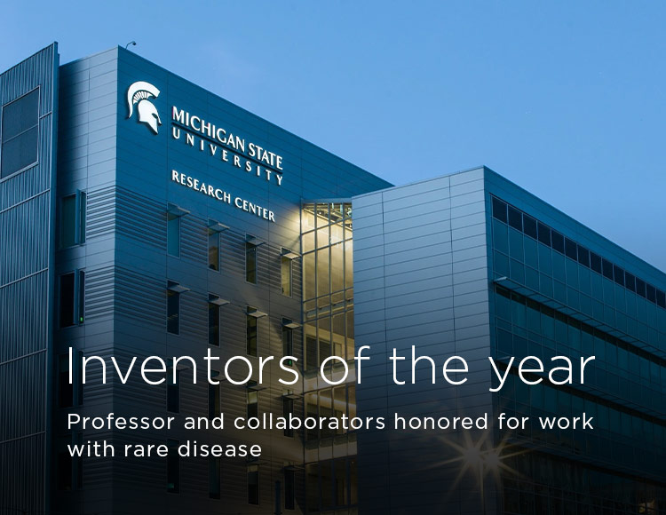 Inventors of the year: Professor and collaborators honored for work with rare disease