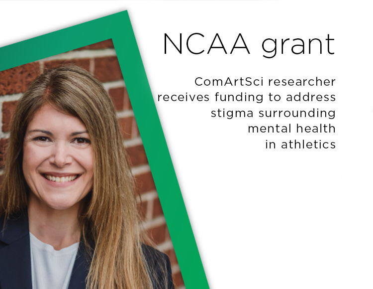 NCAA grant: ComArtSci researcher receives funding to address stigma surrounding mental health in athletics 