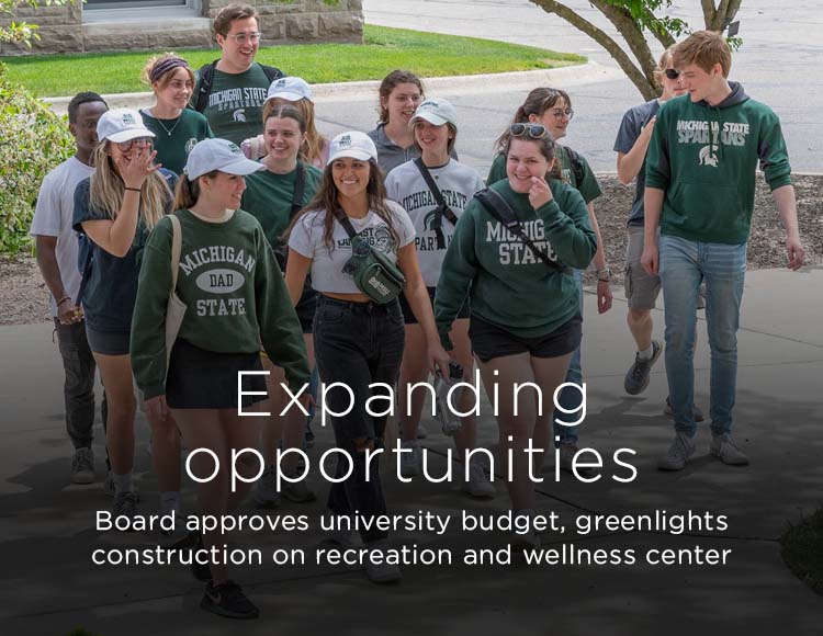 Expanding opportunities: Board approves university budget, greenlights construction on recreation and wellness center