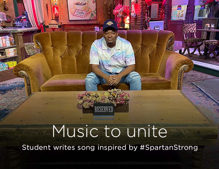 Music to unite: Student writes song inspired by #SpartanStrong