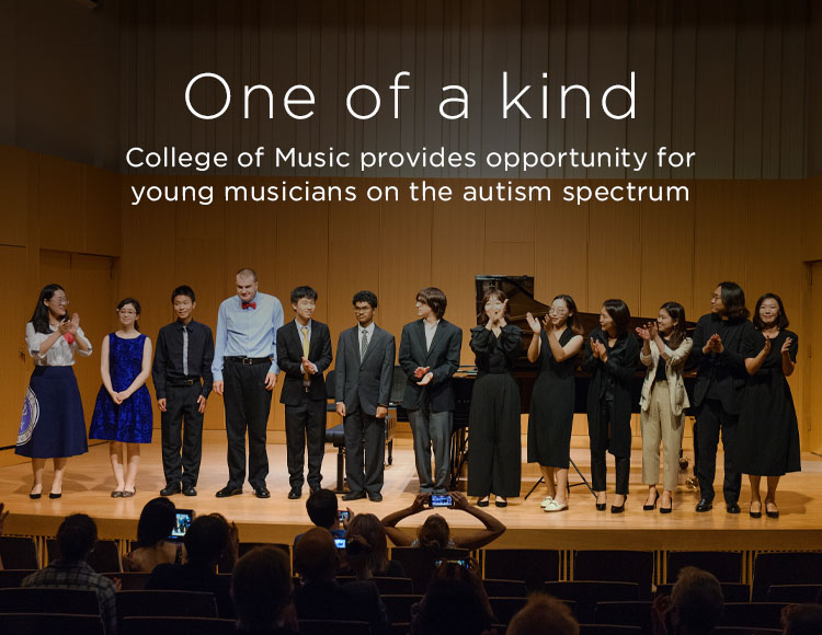 One of a kind: College of Music provides opportunity for young musicians on the autism spectrum