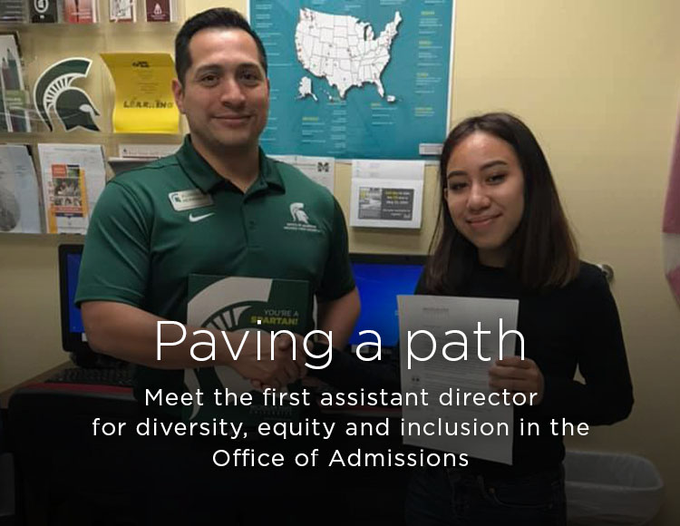 Paving a path: Meet the first assistant director for diversity, equity and inclusion in the Office of Admissions