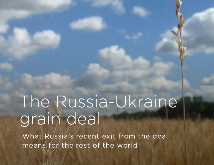 The Russia-Ukraine grain deal: What Russia’s recent exit from the deal means for the rest of the world