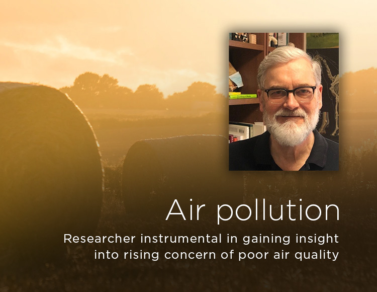 Air pollution: Researcher instrumental in gaining insight into rising concern of poor air quality