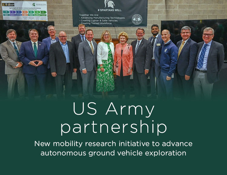 US Army partnership: New mobility research initiative to advance autonomous ground vehicle exploration