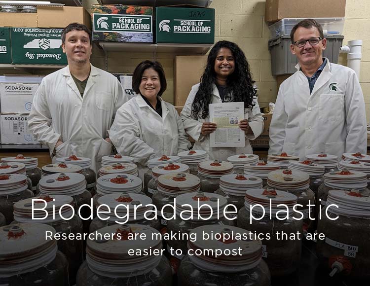 Biodegradable plastic: Researchers are making bioplastics that are easier to compost 
