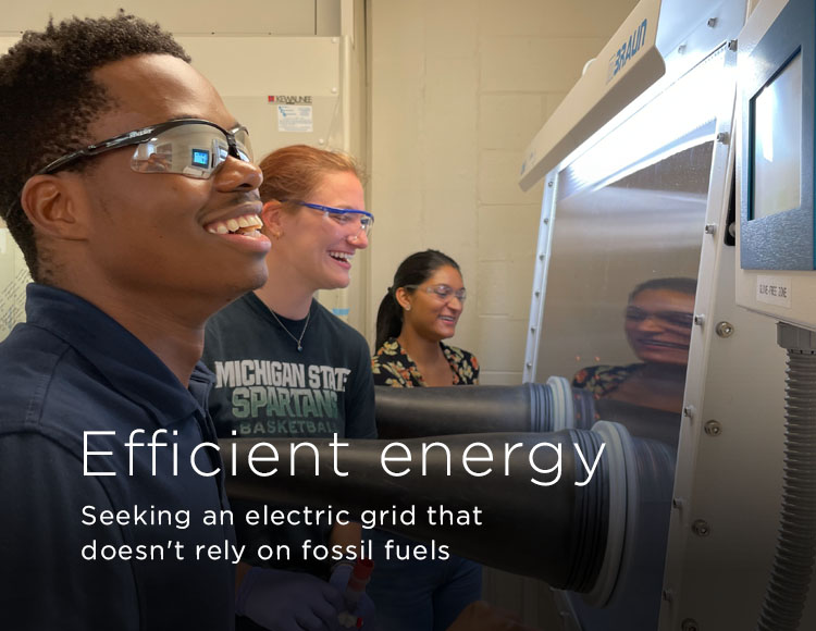 Efficient energy: Seeking an electric grid that doesn’t rely on fossil fuels