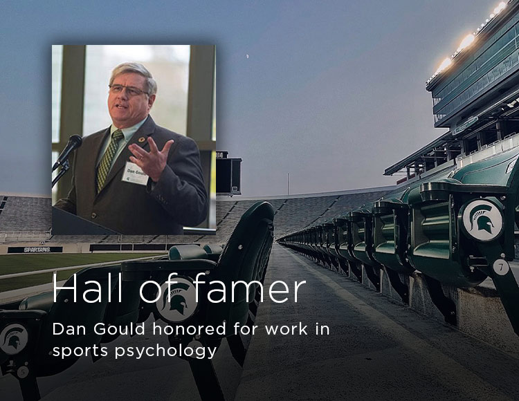 Hall of Famer: Dan Gould honored for work in sports psychology