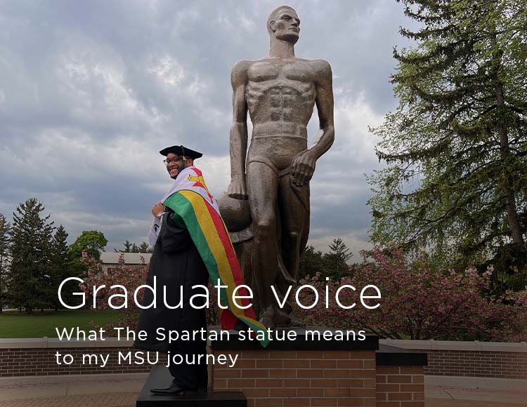 Graduate voice: What The Spartan statue means to my MSU journey