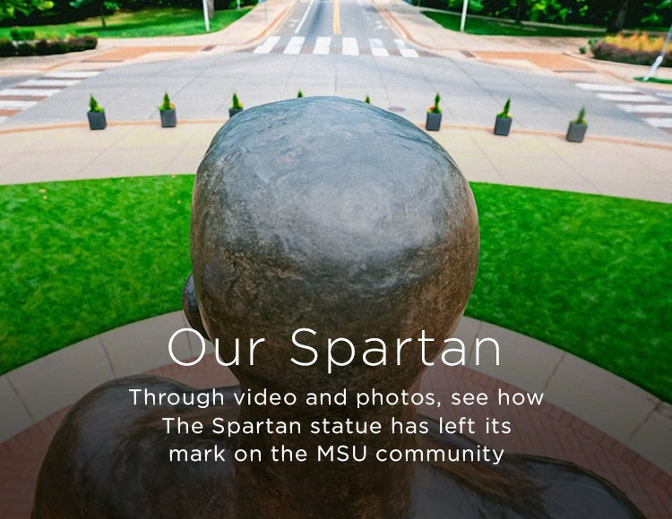Our Spartan: Through video and photos, see how The Spartan statue has left its mark on the MSU community
