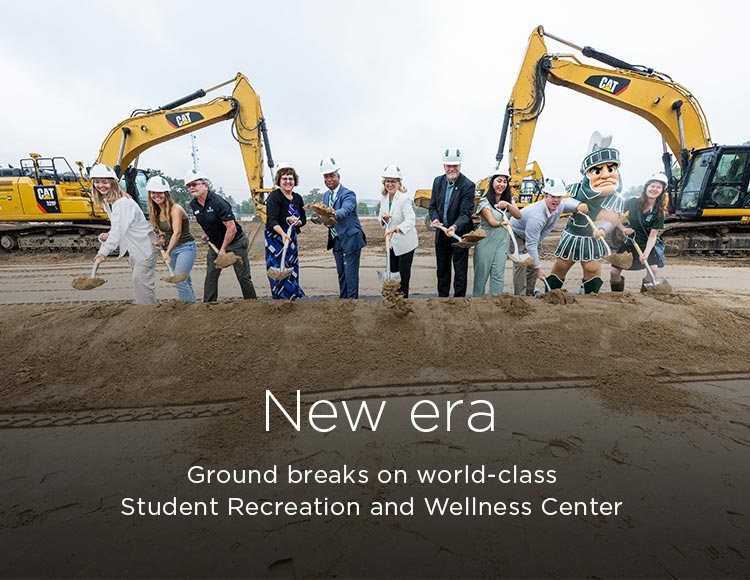 New era: Ground breaks on world-class Student Recreation and Wellness Center