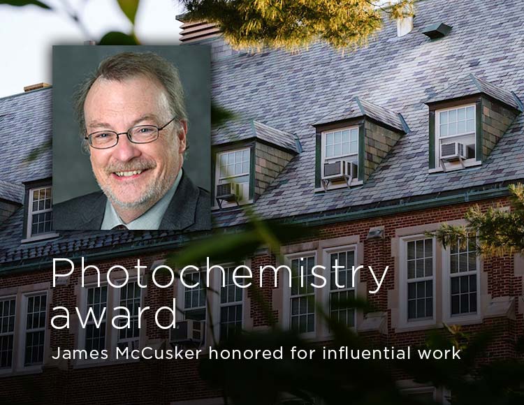 Photochemistry award: James McCusker honored for influential work