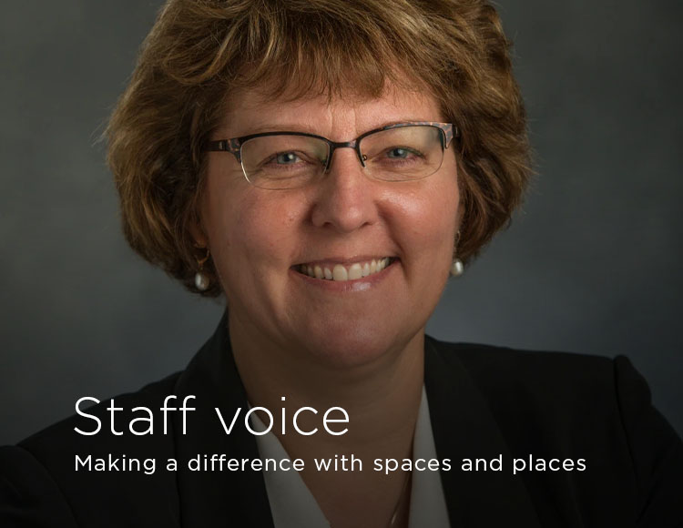 Staff voice: Making a difference with spaces and places