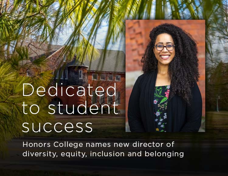 Dedicated to student success: Honors College names new director of diversity, equity, inclusion and belonging