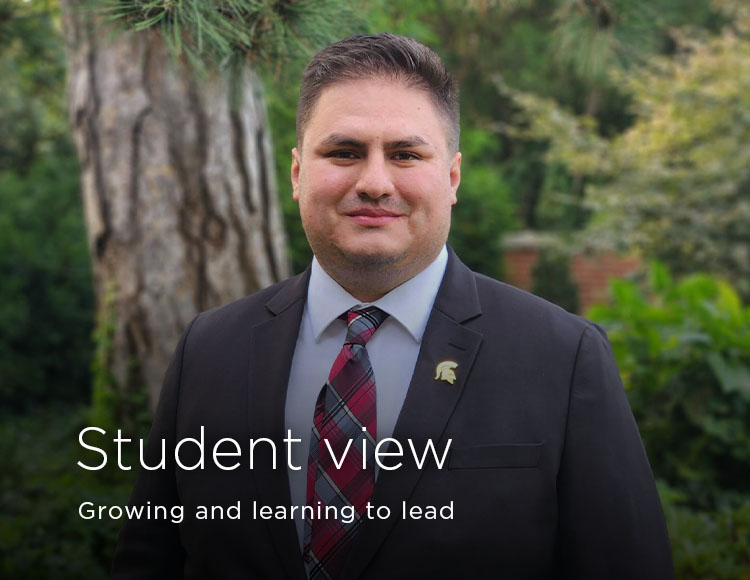 Student view: Growing and learning to lead