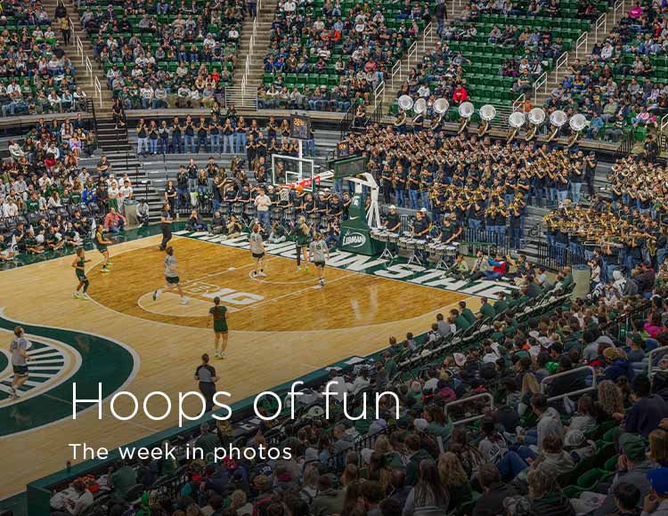 Hoops of fun: The week in photos