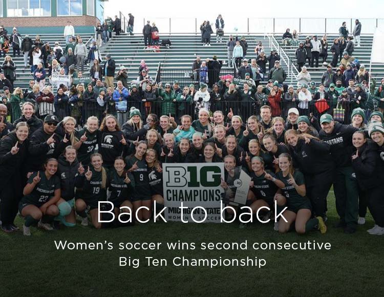 Back to back: Women’s soccer wins second consecutive Big Ten Championship