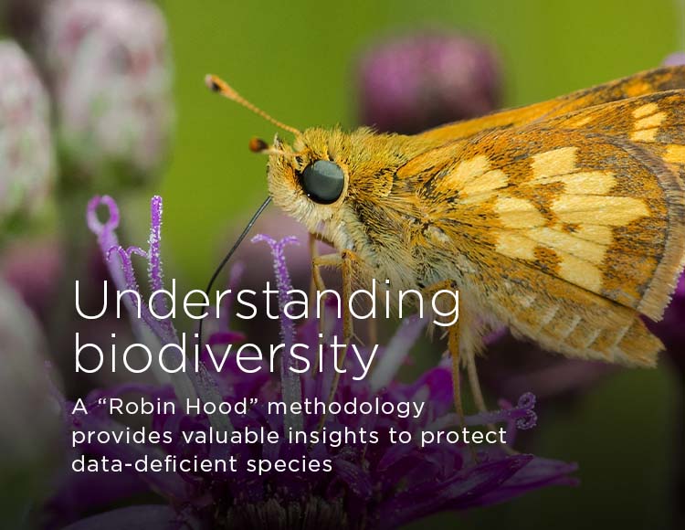 Understanding biodiversity: A “Robin Hood” methodology provides valuable insights to protect data-deficient species