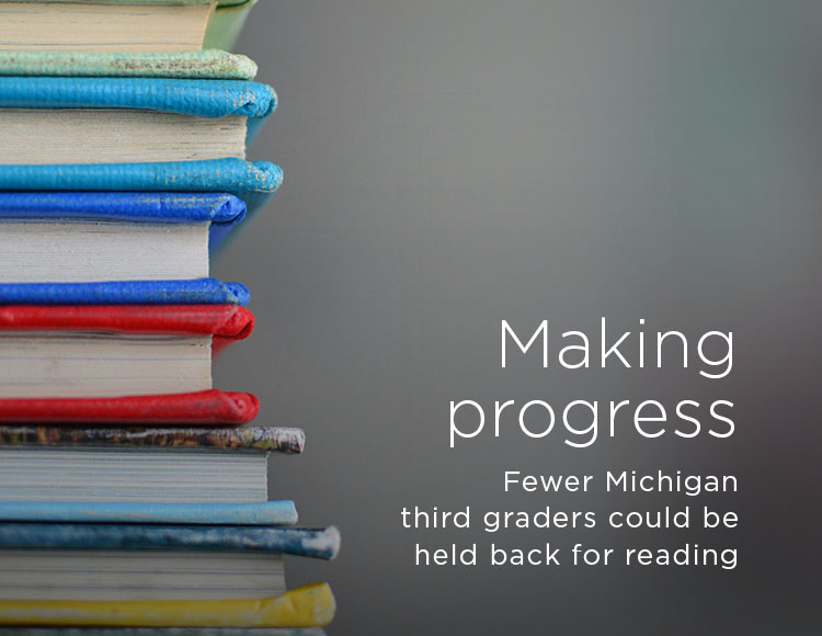 Making progress: Fewer Michigan third graders could be held back for reading