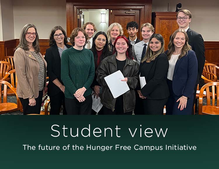 Student view: The future of the Hunger Free Campus Initiative