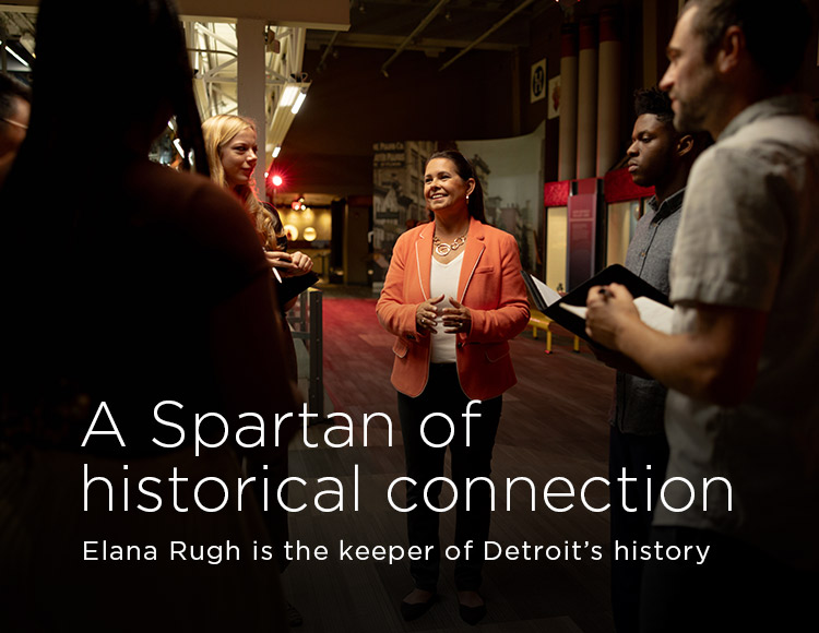 A Spartan of historical connection: Elana Rugh is the keeper of Detroit’s history
