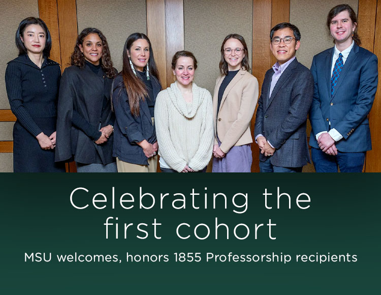 Celebrating the first cohort: MSU welcomes, honors 1855 Professorship recipients